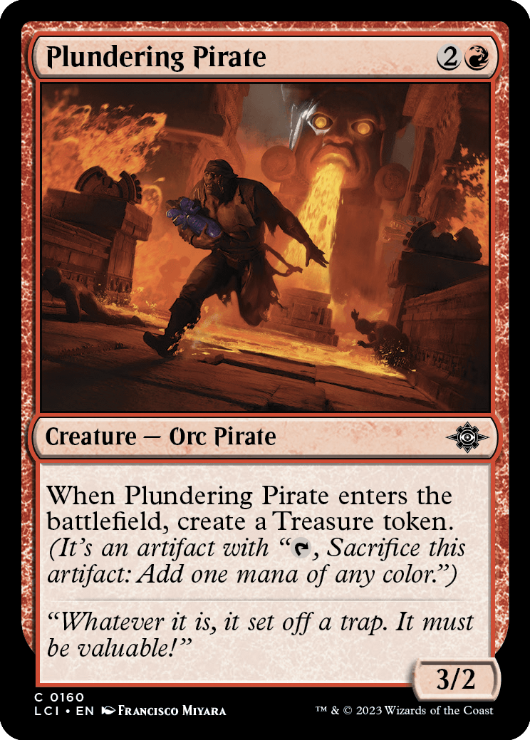 Plundering Pirate | The Lost Caverns of Ixalan Foil | Standard | Card  Kingdom
