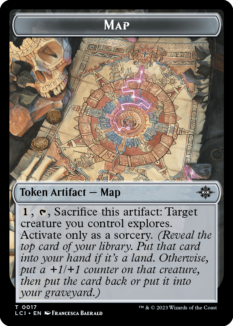 Map // Merfolk (0005) Double-Sided Token [The Lost Caverns of Ixalan Tokens] Near Mint