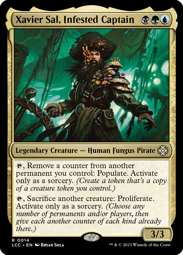 mtg pirate deck commander Xavier Sal, Infested Captain | The Lost Caverns of Ixalan Commander Decks |  Commander