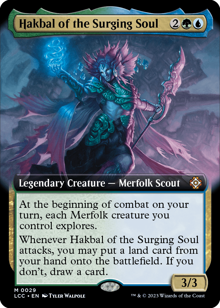mtg hakbal commander deck Hakbal of the Surging Soul | The Lost Caverns of Ixalan Commander Decks  Variants Foil | Commander
