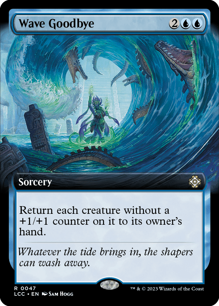The Lost Caverns of Ixalan Commander Decks Variants: Wave Goodbye (0047 -  Extended Art)