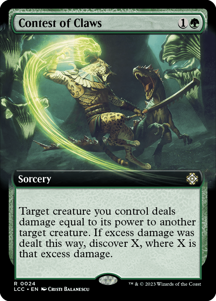Contest of Claws | The Lost Caverns of Ixalan Commander Decks Variants Foil  | Commander | Card Kingdom
