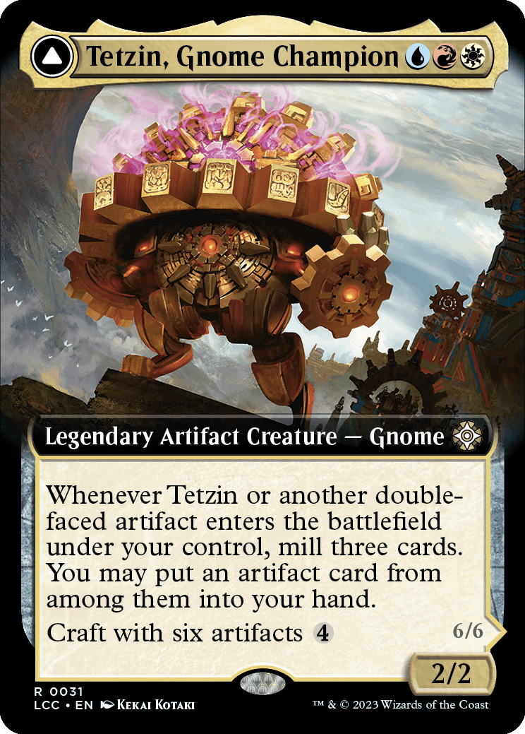 mtg gnome commander deck Tetzin, Gnome Champion | The Lost Caverns of Ixalan Commander Decks  Variants Foil | Commander
