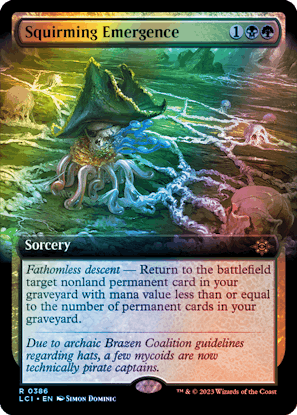 Squirming Emergence | The Lost Caverns of Ixalan Variants Foil | Standard |  Card Kingdom
