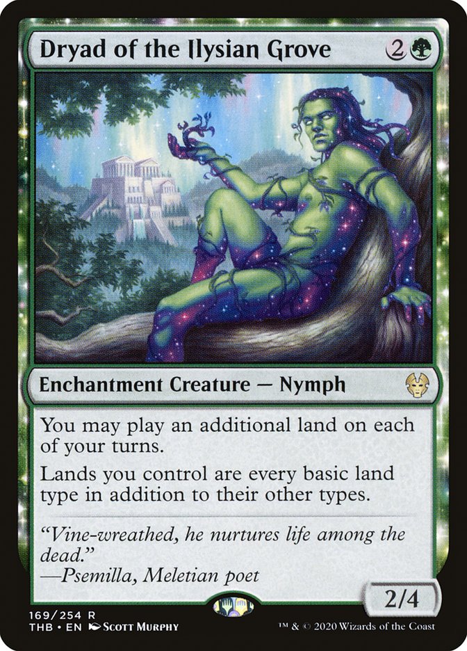 MTG イリーシア木立のドライアド foil theros-beyond-death-230882?