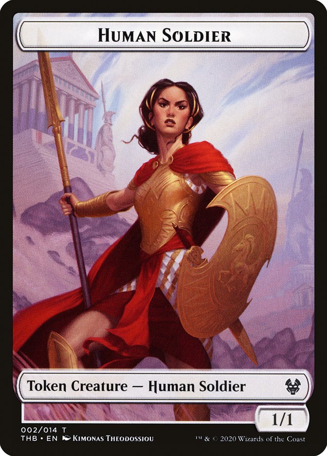 Human Soldier Token | Theros Beyond Death Foil | Modern | Card Kingdom