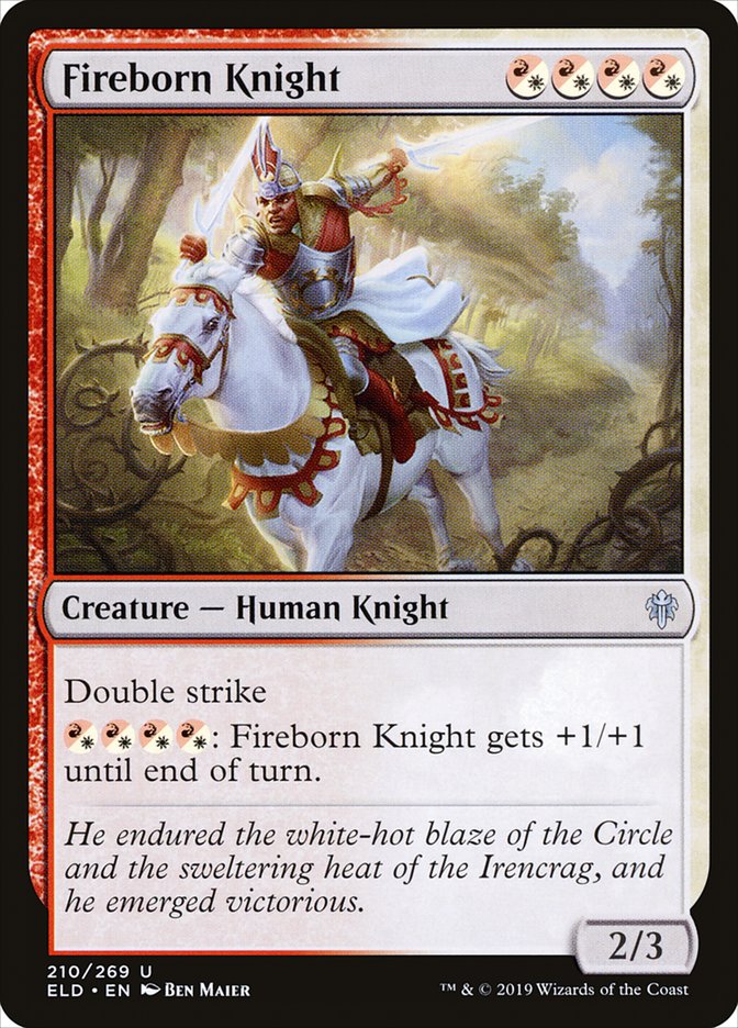Fireborn Knight | Throne of Eldraine | Modern | Card Kingdom