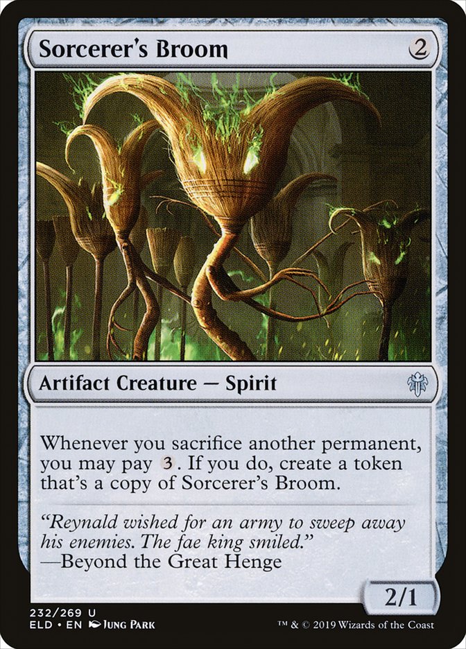 Sorcerer's Broom | Throne of Eldraine | Modern | Card Kingdom