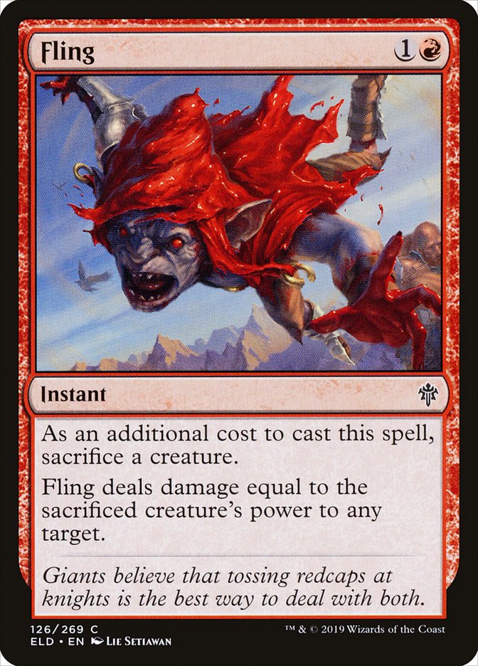 mtg throne of eldraine card prices Art by David Gaillet. Fling | Throne of Eldraine