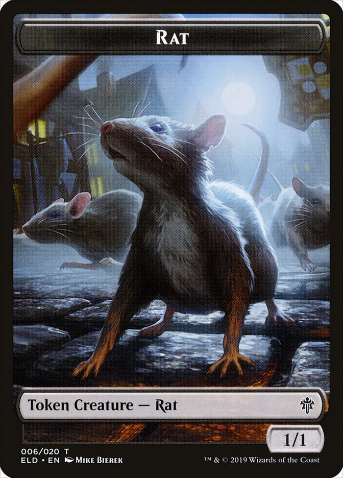 mtg cards that make rat tokens Magic The Gathering - Wilds of Eldraine - Rat Out