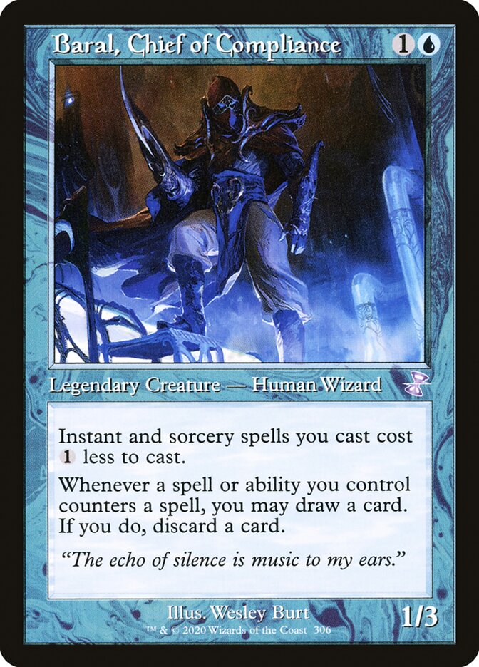 Mtg Time Spiral Remastered Baral, Chief of Compliance (Timeshifted)