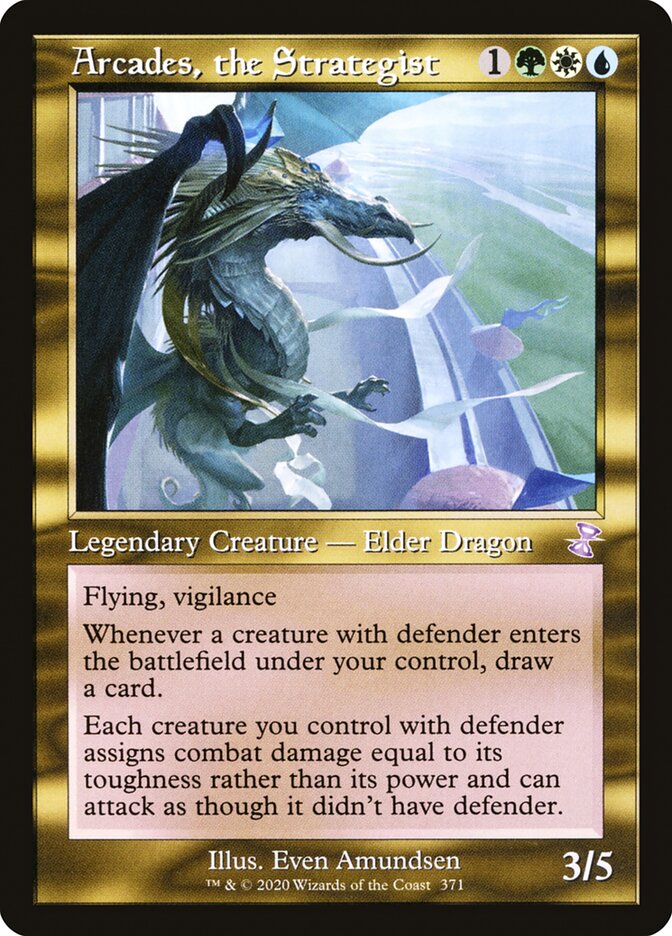 mtg arcades the strategist commander deck Arcades the Strategist main image 0