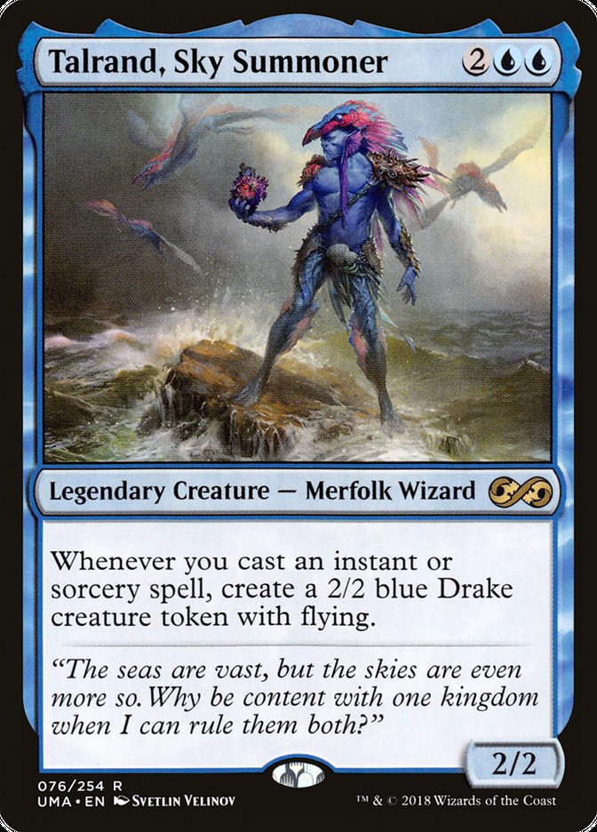 Talrand, Sky Summoner [Ultimate Masters] Moderately Played