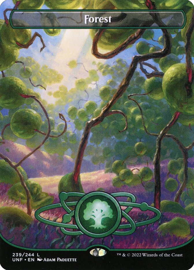 forest card mtg Forest Print main image 1