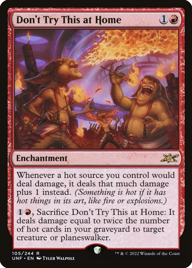 best unfinity cards mtg Art Appreciation Price & Card Details  Don't Try This at Home