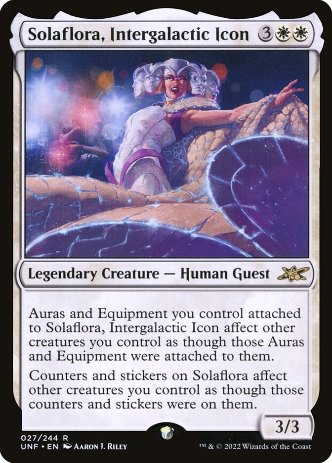 Solaflora, Intergalactic Icon | Unfinity Foil | Card Kingdom