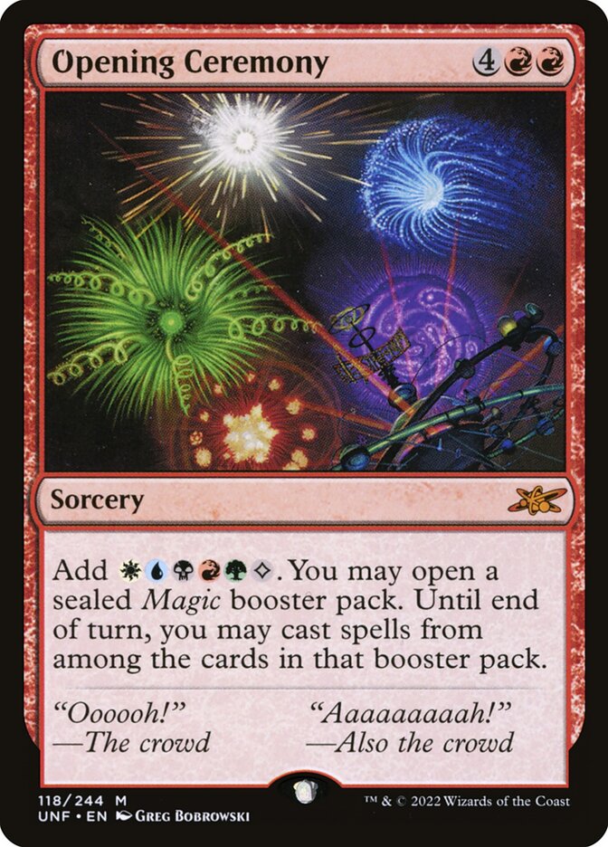 Opening Ceremony | Unfinity | Card Kingdom
