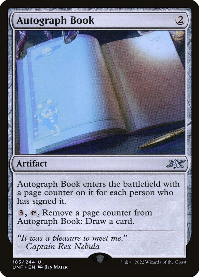 Autograph Book | Unfinity | Card Kingdom