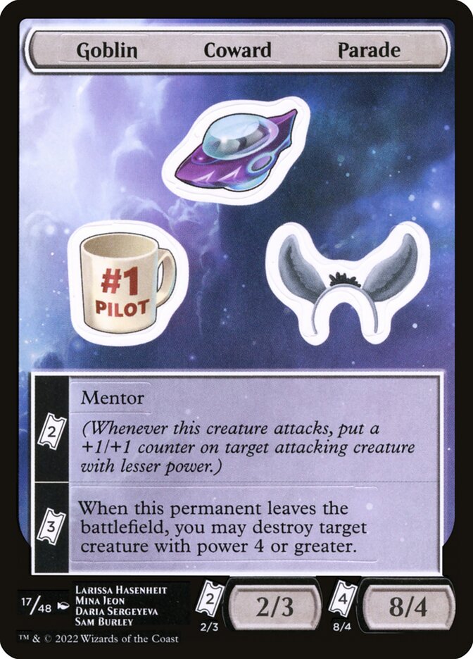 mtg coward cards Waxen Shapethief [Aetherdrift Prerelease Promos] main image 1