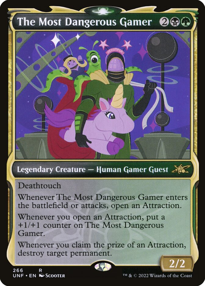 The Most Dangerous Gamer | Unfinity Variants | Card Kingdom