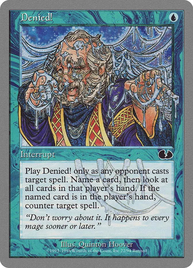 mtg cracked cards Double Dip [Unglued] put that card into your hand mtg card vault FOIL Crack