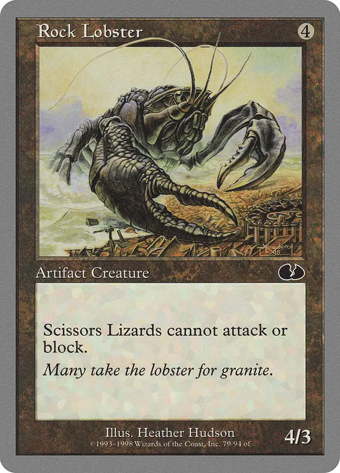 mtg rock paper scissors cards The Card Game MTG Rock Paper Scissor (Lobster
