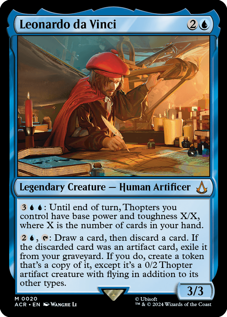 Leonardo da Vinci | Universes Beyond: Assassin's Creed | Card Kingdom