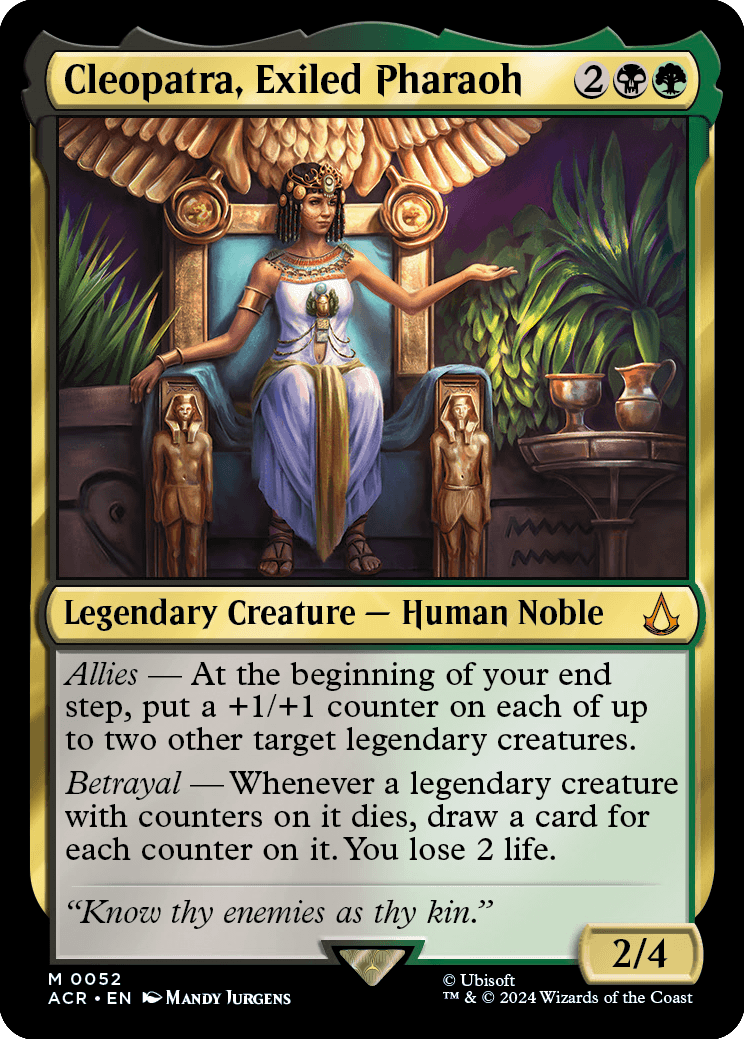 Cleopatra, Exiled Pharaoh | Universes Beyond: Assassin's Creed Foil | Card  Kingdom