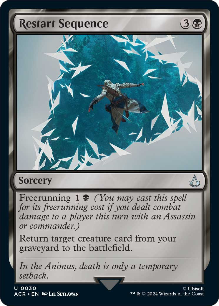 Restart Sequence | Universes Beyond: Assassin's Creed Foil