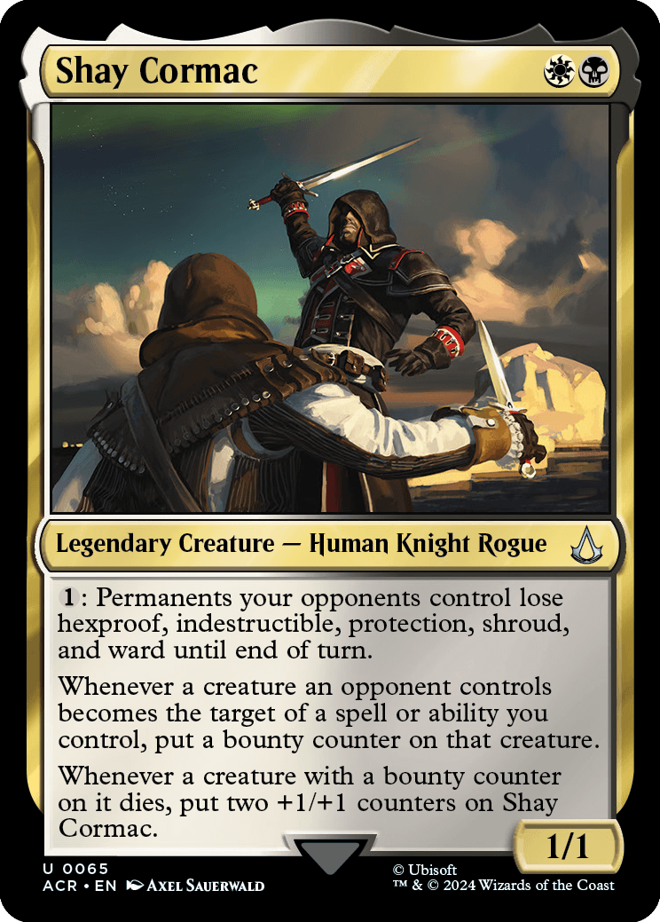 shay cormac mtg card Shay Cormac | Universes Beyond: Assassin's Creed Foil