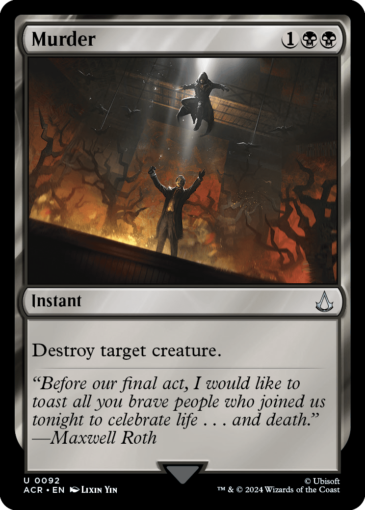 Murder | Universes Beyond: Assassin's Creed Foil | Card Kingdom