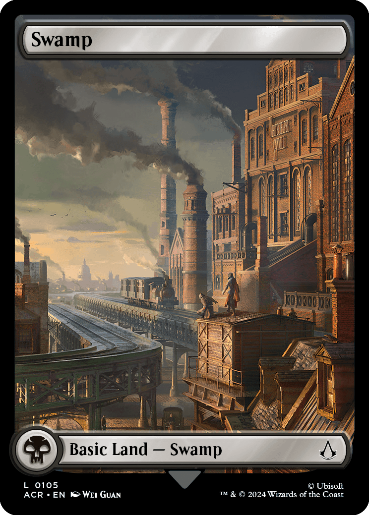 assassin's creed mtg card kingdom Swamp (#105) (full art)