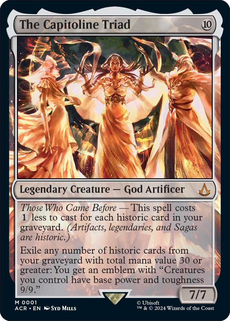 The Capitoline Triad | Universes Beyond: Assassin's Creed Foil | Card  Kingdom