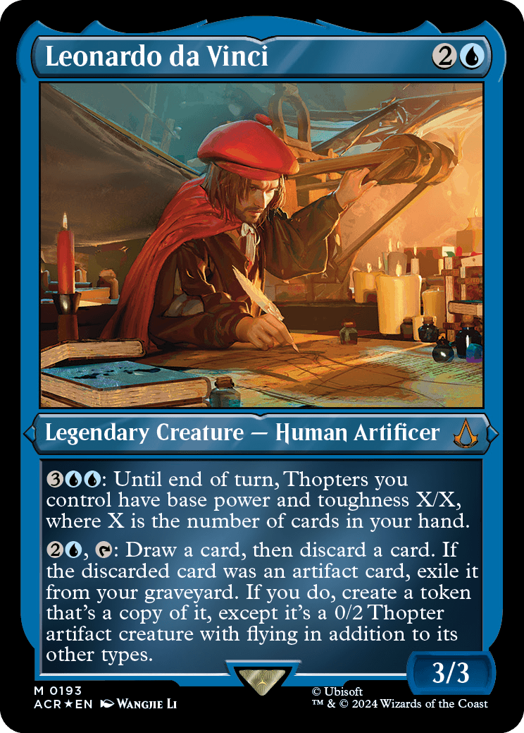 Leonardo da Vinci | Universes Beyond: Assassin's Creed Variants Foil | Card  Kingdom