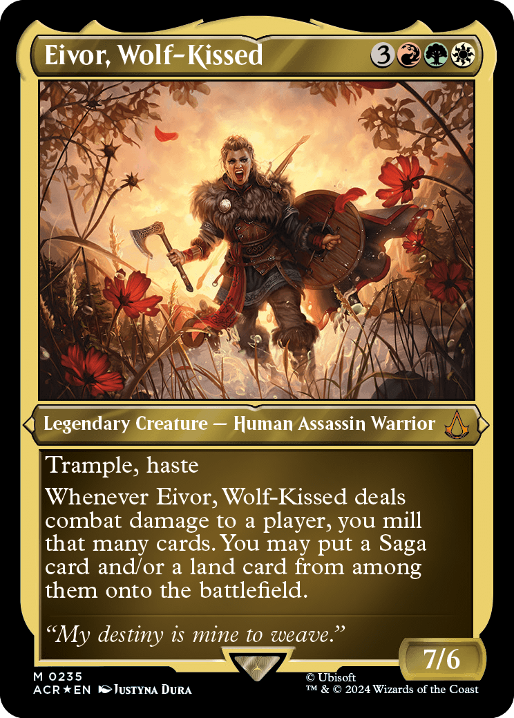 Eivor, Wolf-Kissed | Universes Beyond: Assassin's Creed Variants Foil |  Card Kingdom
