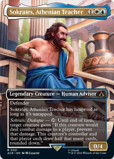 Sokrates, Athenian Teacher | Universes Beyond: Assassin's Creed