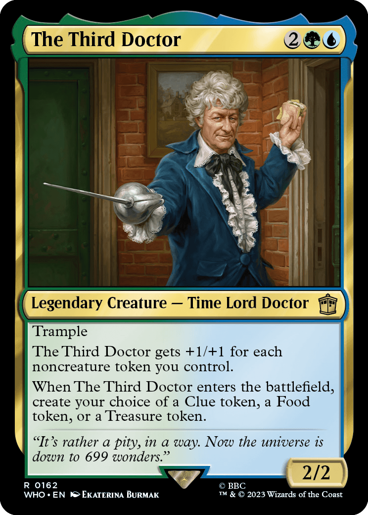 The Third Doctor | Universes Beyond: Doctor Who | Standard | Card Kingdom