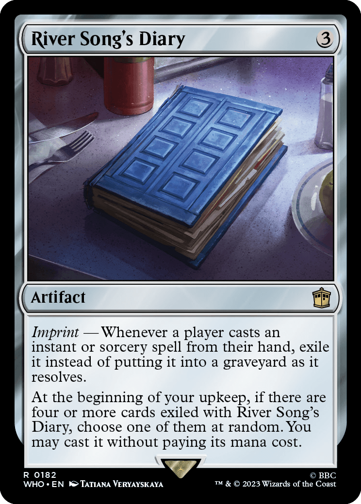 river song mtg card (Commander) Time travel River Song's Diary | Universes