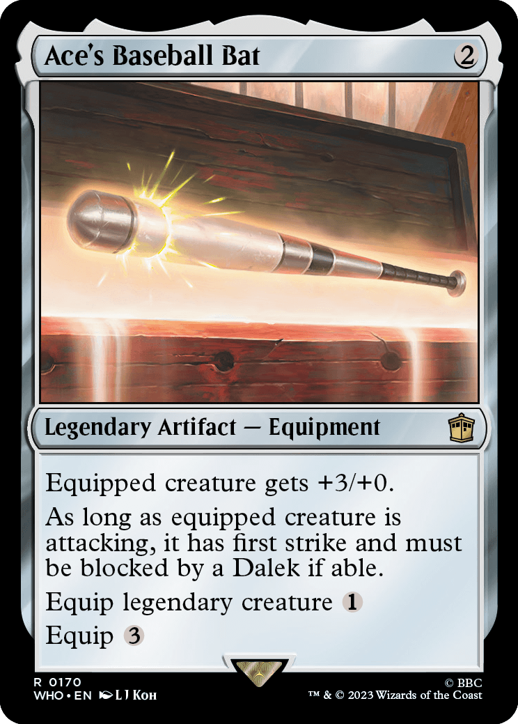 Ace's Baseball Bat | Universes Beyond: Doctor Who | Standard | Card Kingdom