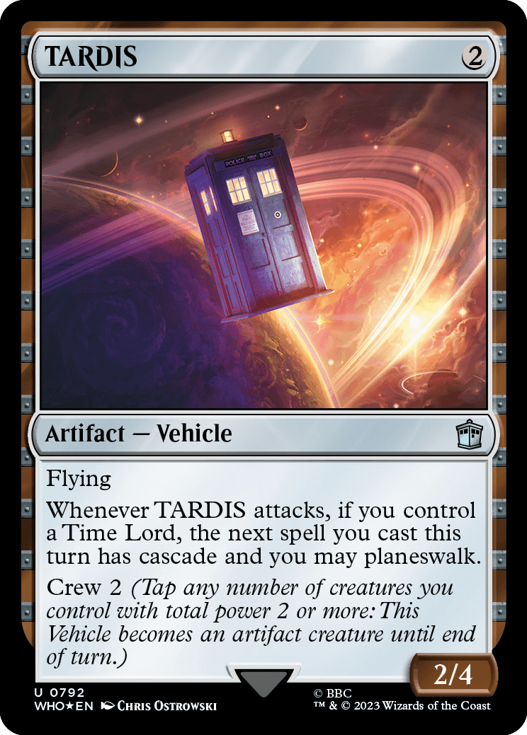 tardis card sleeves Pattern the next spell you cast this turn has cascade and you may planeswalk Dr Who Tardis Card Storage