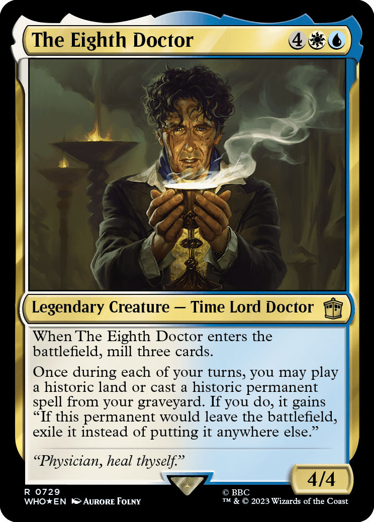 The Eighth Doctor | Universes Beyond: Doctor Who Foil | Standard