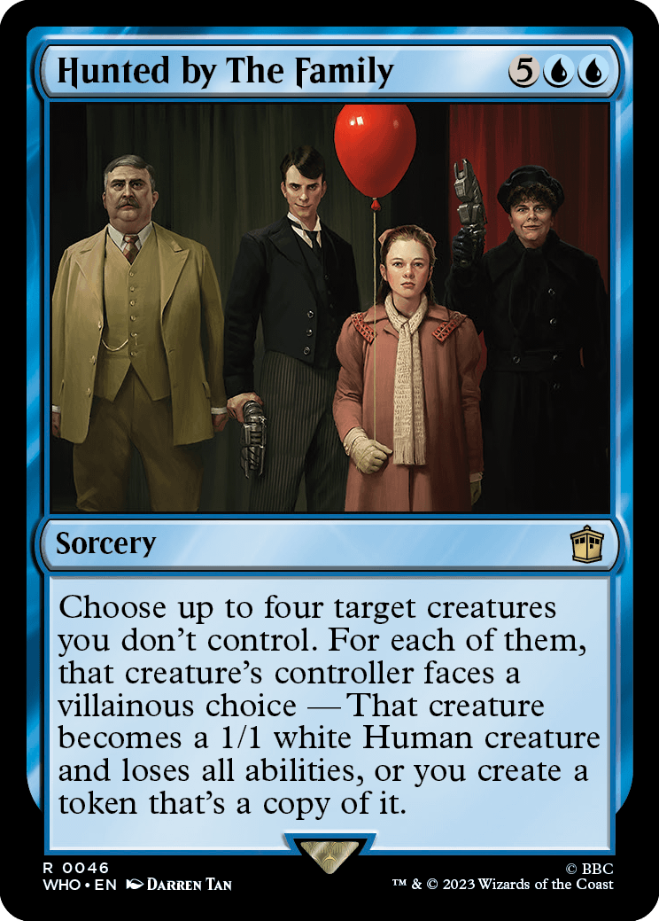 Hunted by The Family | Universes Beyond: Doctor Who Foil | Standard | Card  Kingdom