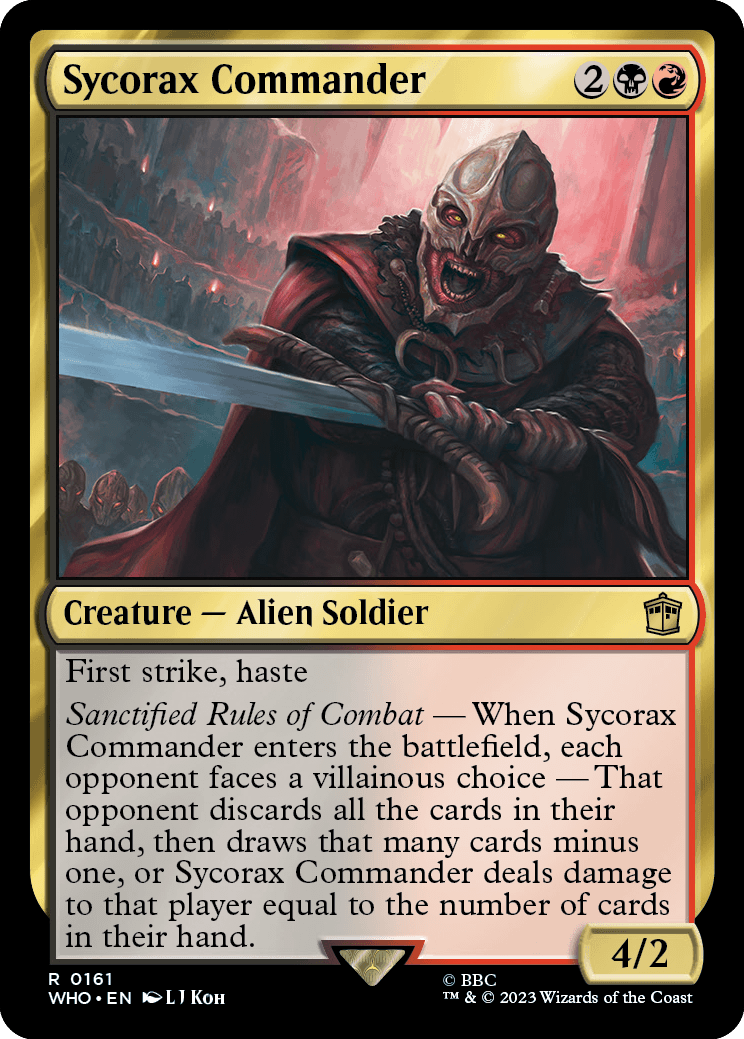 villainous choice cards mtg Magic: The Gathering Doctor Who Commander Deck 2025 Magic The Gathering Secret