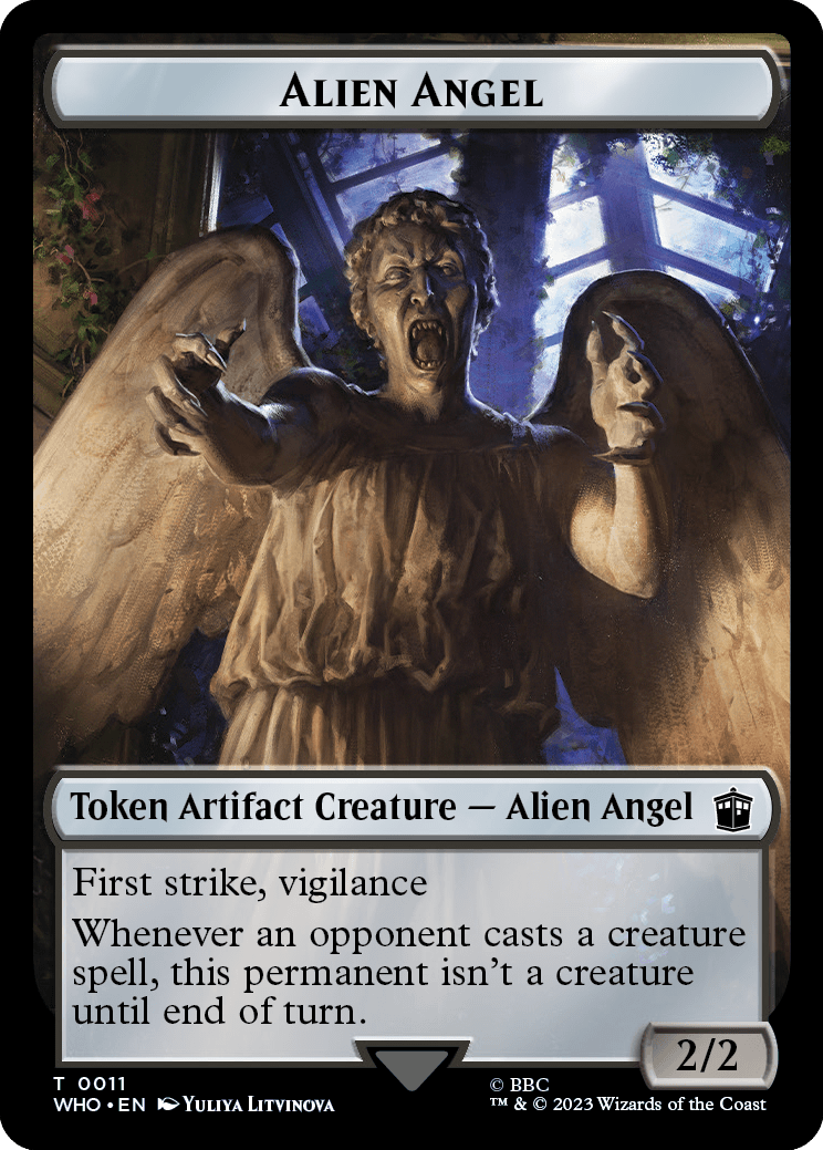 Alien Angel Token // Copy Token | Universes Beyond: Doctor Who | Standard |  Card Kingdom