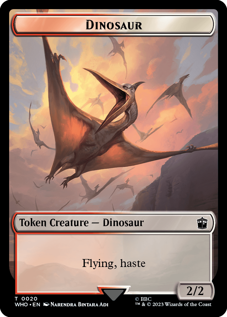Dinosaur Token // Copy Token | Universes Beyond: Doctor Who | Standard |  Card Kingdom