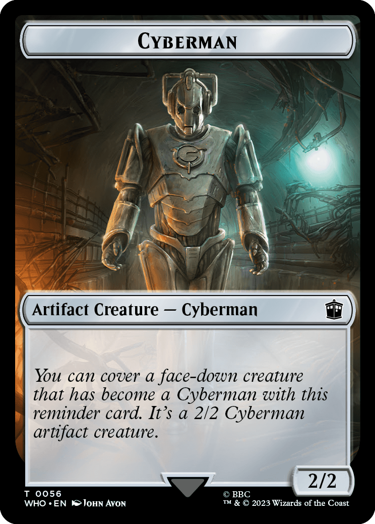 Cyberman Token | Universes Beyond: Doctor Who Foil | Standard | Card Kingdom