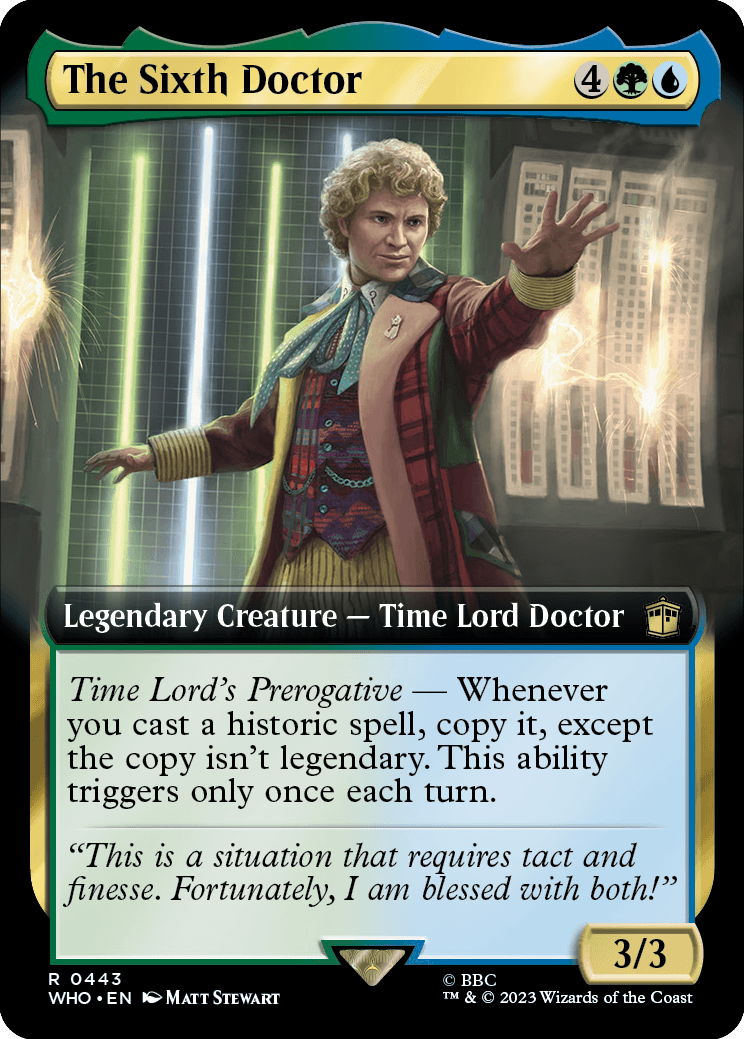 12th doctor mtg card Magic The Gathering - Universes Beyond - Doctor Who main image 1