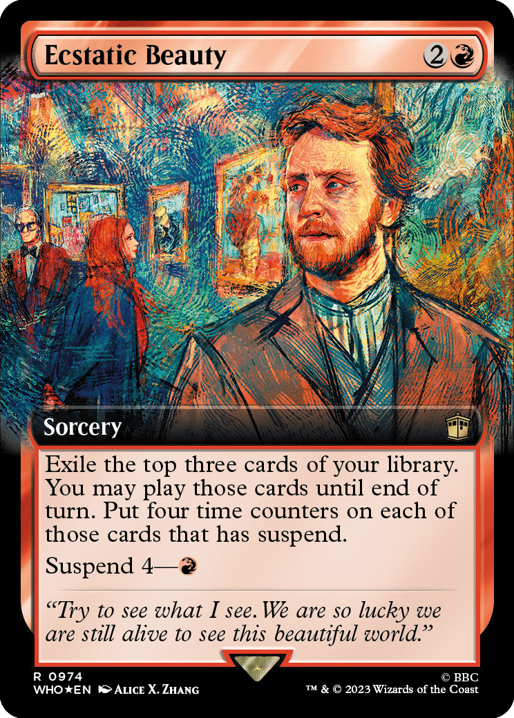 Ecstatic Beauty | Universes Beyond: Doctor Who Variants Foil | Standard |  Card Kingdom