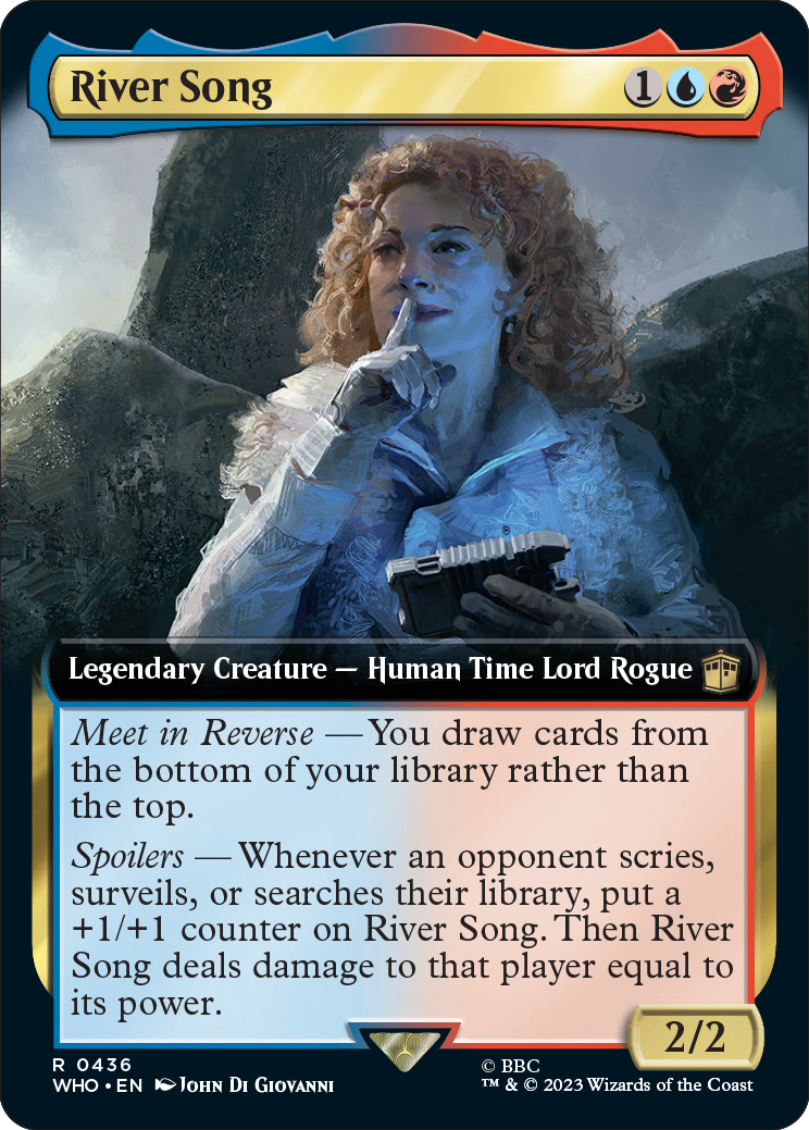 river song mtg card Magic The Gathering - Universes Beyond - Doctor Who You may cast it without paying its mana cost. River Song | Universes Beyond: