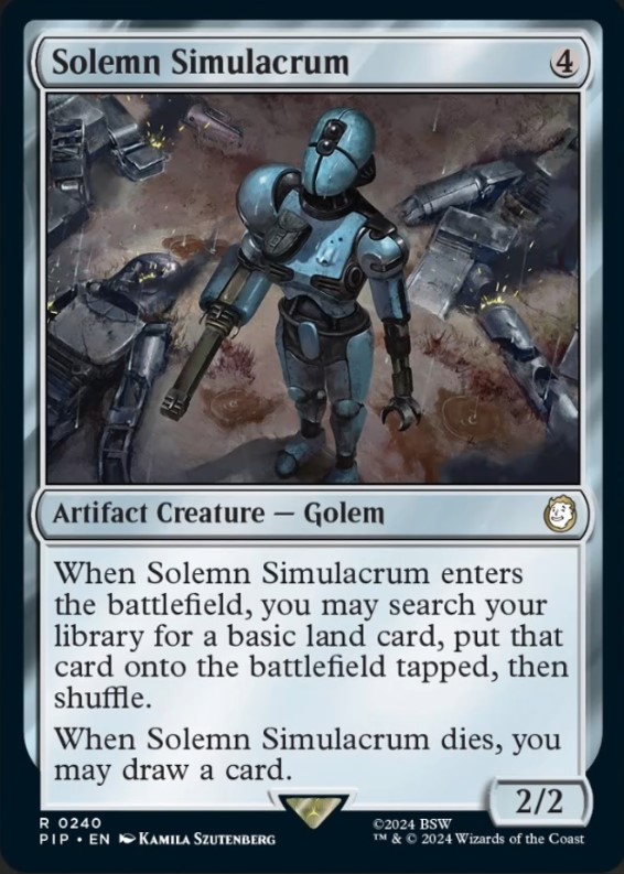 mtg cards like solemn simulacrum [Kaladesh Inventions] A single individual card from the Magic mtg cards like solemn simulacrum